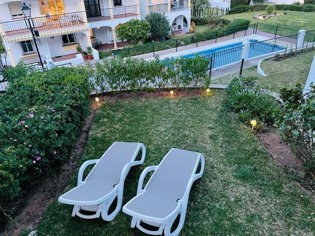 Lux 2 Kmr App Stella Blanca Met Zwembaden Airco En Zeezicht Apartment Fuengirola Exterior foto